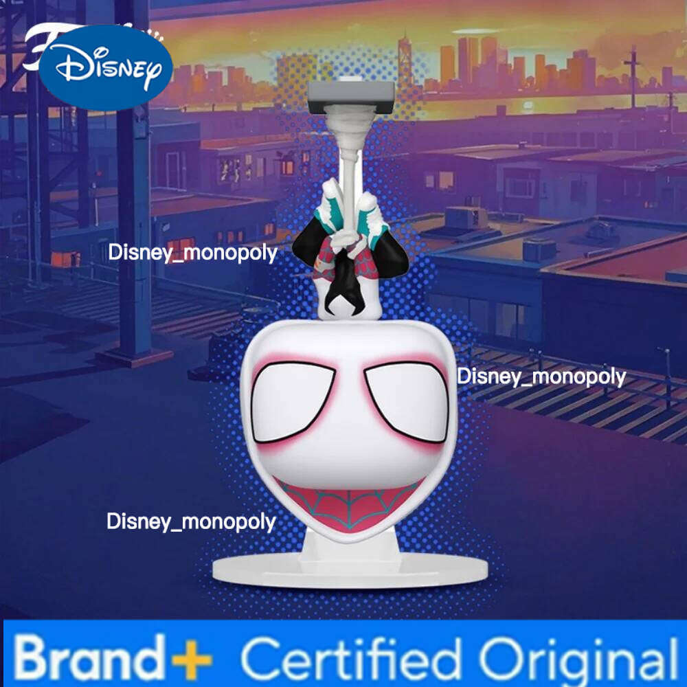 Disney Spider-Punk Action Marvel Series Anime Mayday Parker Figure Model Original Limited Edition Collect Decoration Toys Gifts H260205