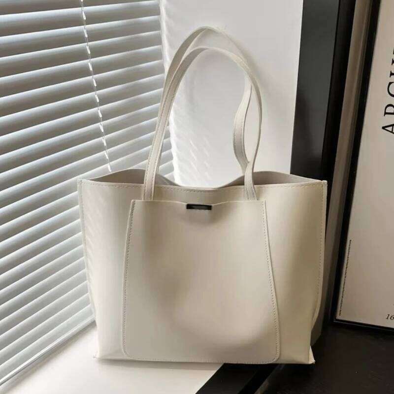 Large-capacity Trendy Tote Bag, New Retro Commuter Handbags, 2026 Winter Trend Korean Shoulder Bags for Women Y260204
