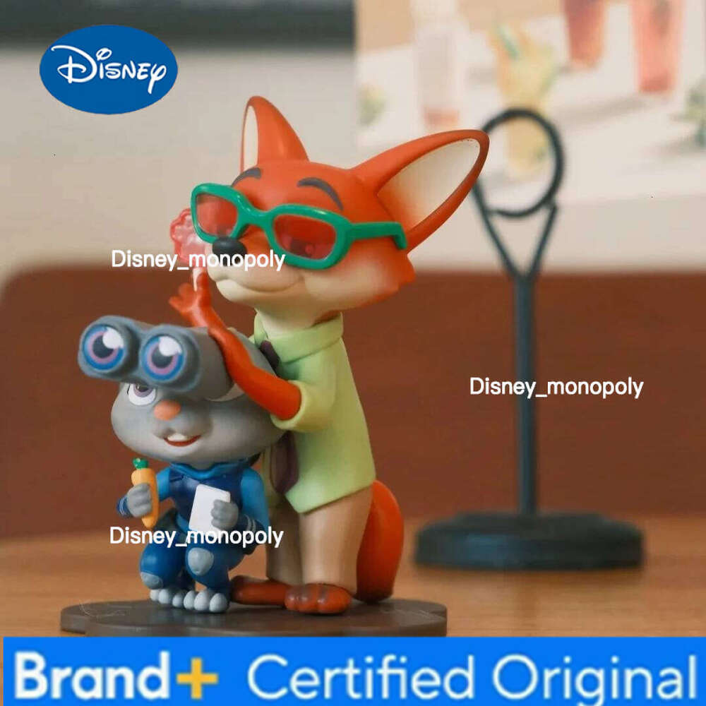 Disney 52TOYS Zootopia Best Partner Blind Box Officially Licensed Judy & Nick Figures Hidden Style Trendy Toys Collection Gifts H260205