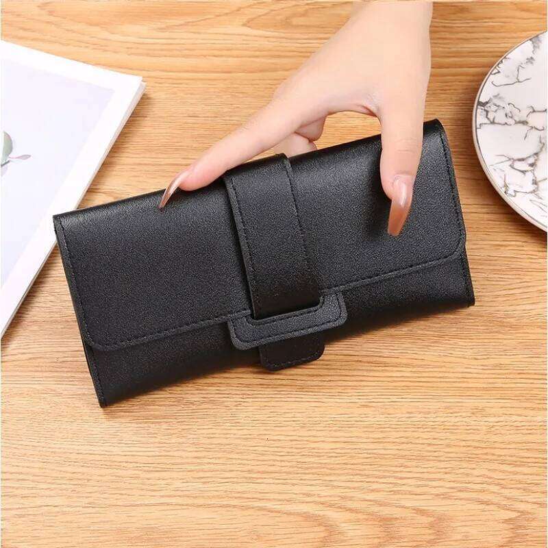 Womens Fashion PU Leather Large Capacity Long with Multiple Card Positions Stylish Wallet for Dating Work Shopping Z260205