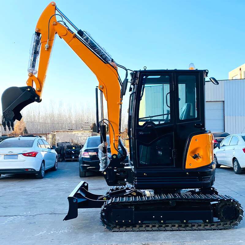 Multi Purpose Crawler Mini Excavator 3.5 Ton with Swing Boom for Corner Digging Professional Small Excavating Machine for Landscape Designer