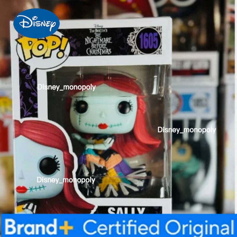 Disney The Nightmare Before Sally Genuine Funko Pop Action Model 1605 Vinyl Sculpture Doll Christmas Festival Gift H260205