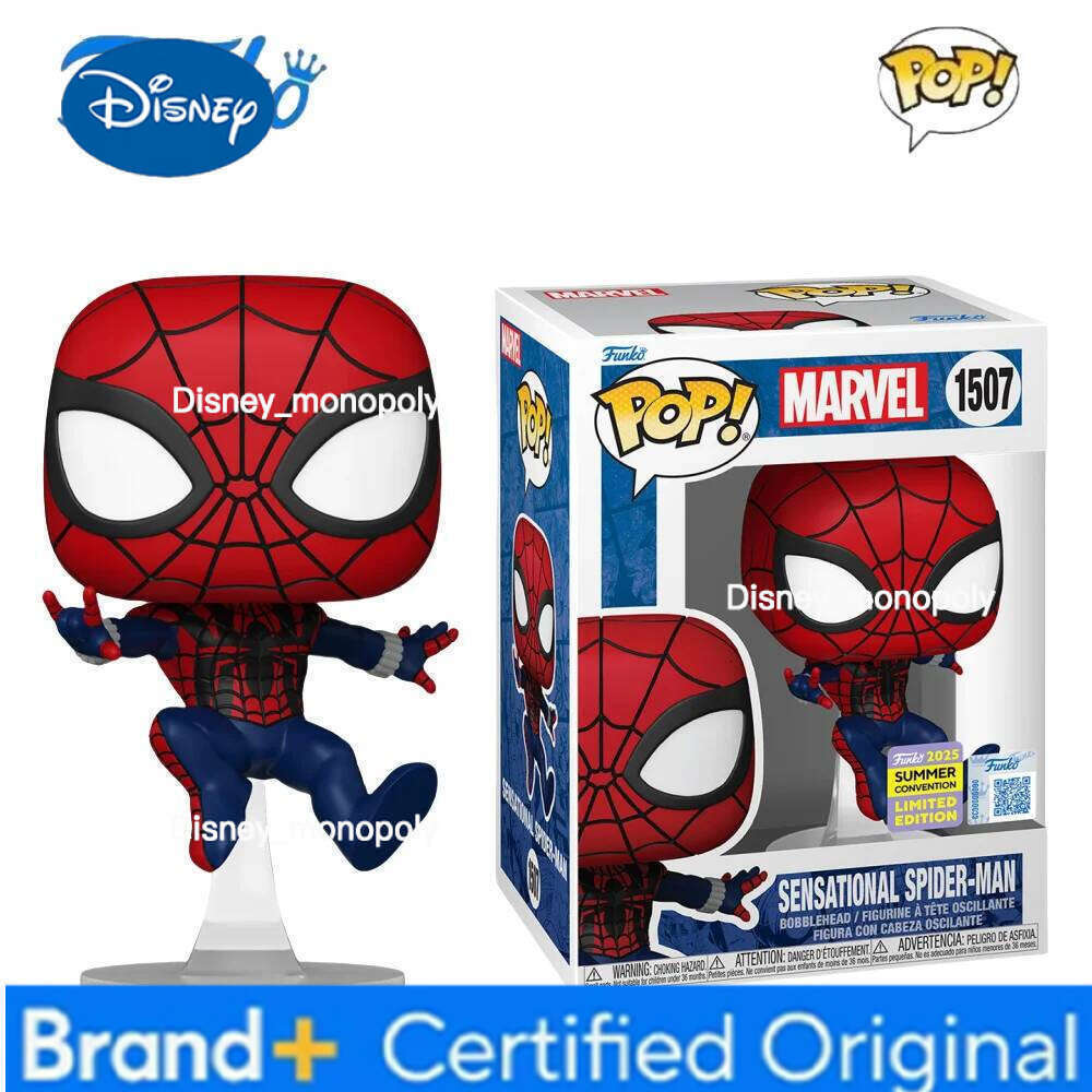 Disney Miles Morales Action Funko Pop Spider-Man Series Anime Figure Doll Limited Edition Model Original Toy Gifts H260205