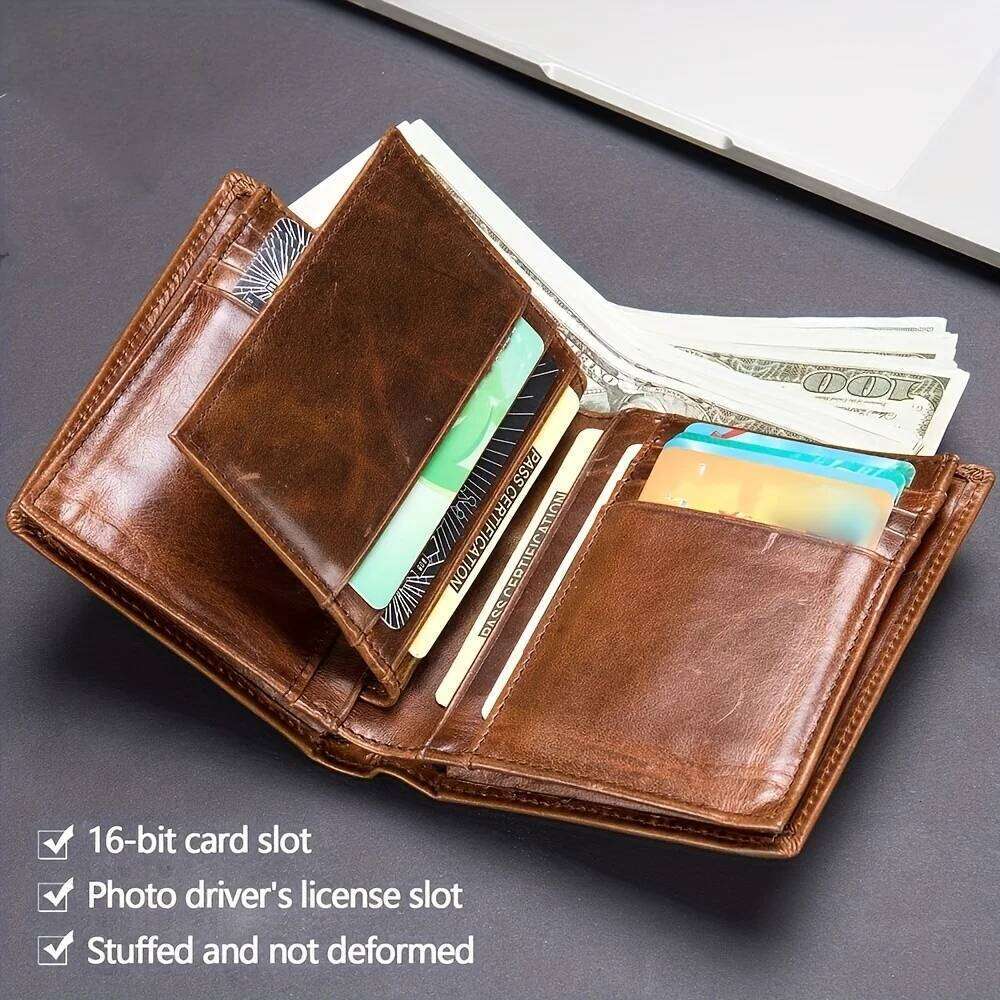 WESTAL Engrave Purse Men Genuine Wallets Male Clutch for Cards Cardholder Coin Purses Leather Wallet Man 7333 Z260205