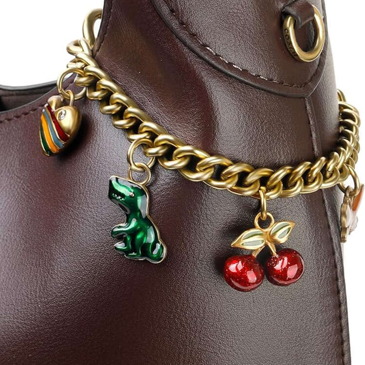 Hot Pendant Strawberry Chain Women's Accessories Cherry Dinosaur Crossbody Bag Keychain