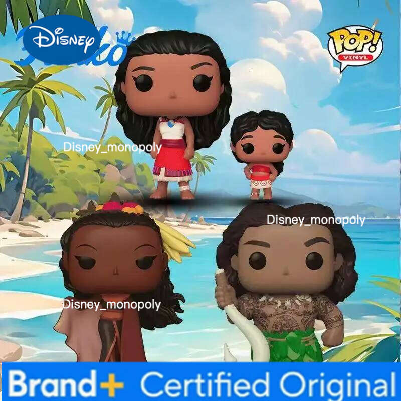 Disney Series Moana Simea Action Figure Anime Maui Matangi Doll Character Model Collect Funko Pop Limited Edition Original Gifts H260205