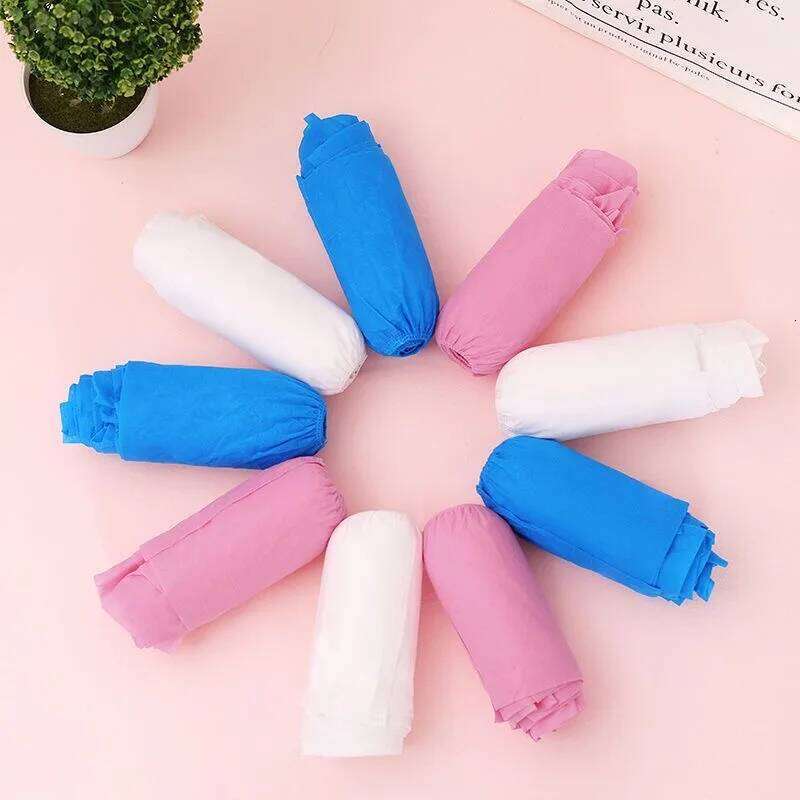 Disposable 100PCS Non-Slip Boot Durable Shoe Booties Covers for Indoor Home Construction Carpet Floor Travel S260204