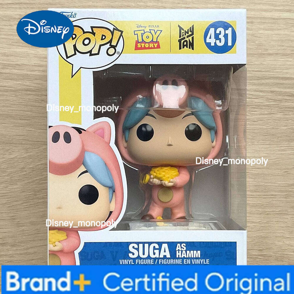 Disney Story And BTS Funko Pop Vinyl Figure RM as Woody Jin Alien Suga Hamm Collectible Limited Edition Model Toy Gift H260205
