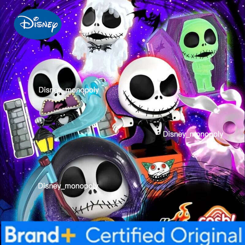 Disney IN STOCK Hot Toys Cosbi The Nightmare Before Christmas Blind Box Vol.3 Collection Anime Figure Mystery Toy Halloween Gift H260205