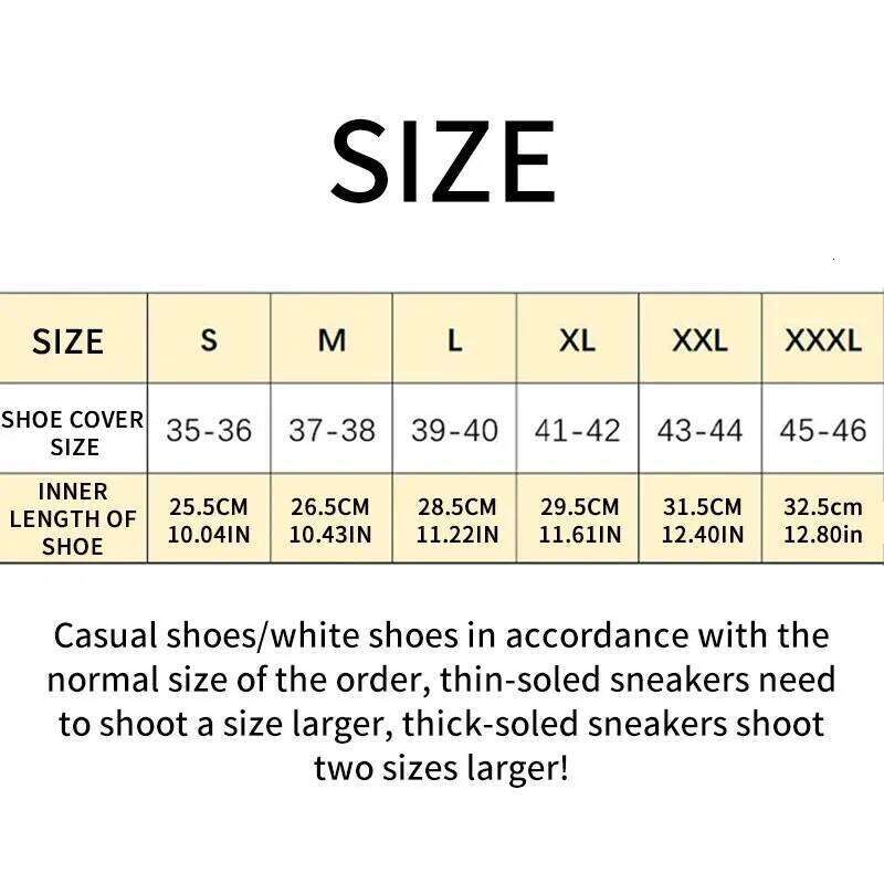 1 Pair Waterproof Shoe Covers, Non-slip Reusable Rain Snow Boots Women Men PVC Silicone Sole Overshoes Protectors In Rainy Days S260204