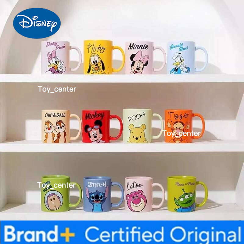 Disney Ceramic Mug Office A Sense of Sophistication Household Mickey Coffee Mugs Toy Story Cups Holiday Gifts Kids Water Bottle H260205