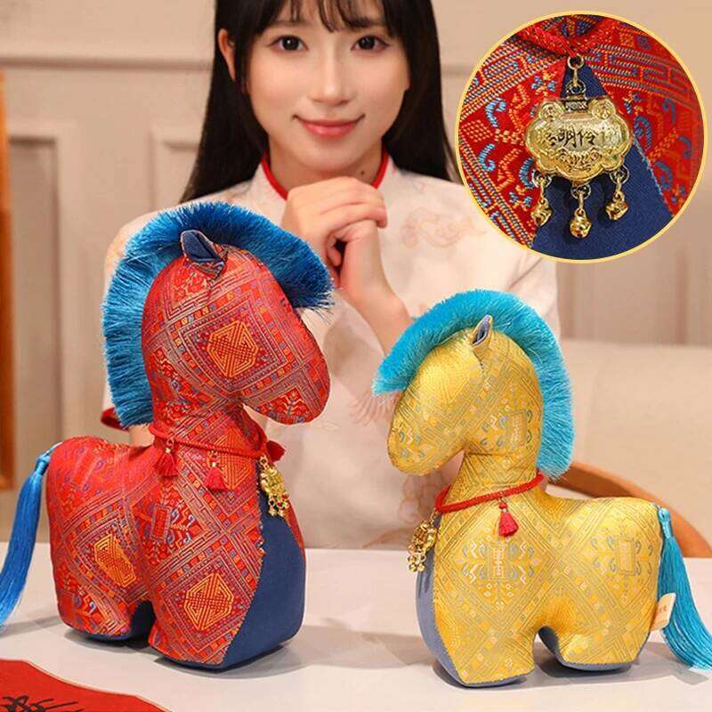 2026 Horse Decorations Lunar New Year Lucky Mascot Desktop Ornament Spring Festival Home Decor Party Gifts S260204