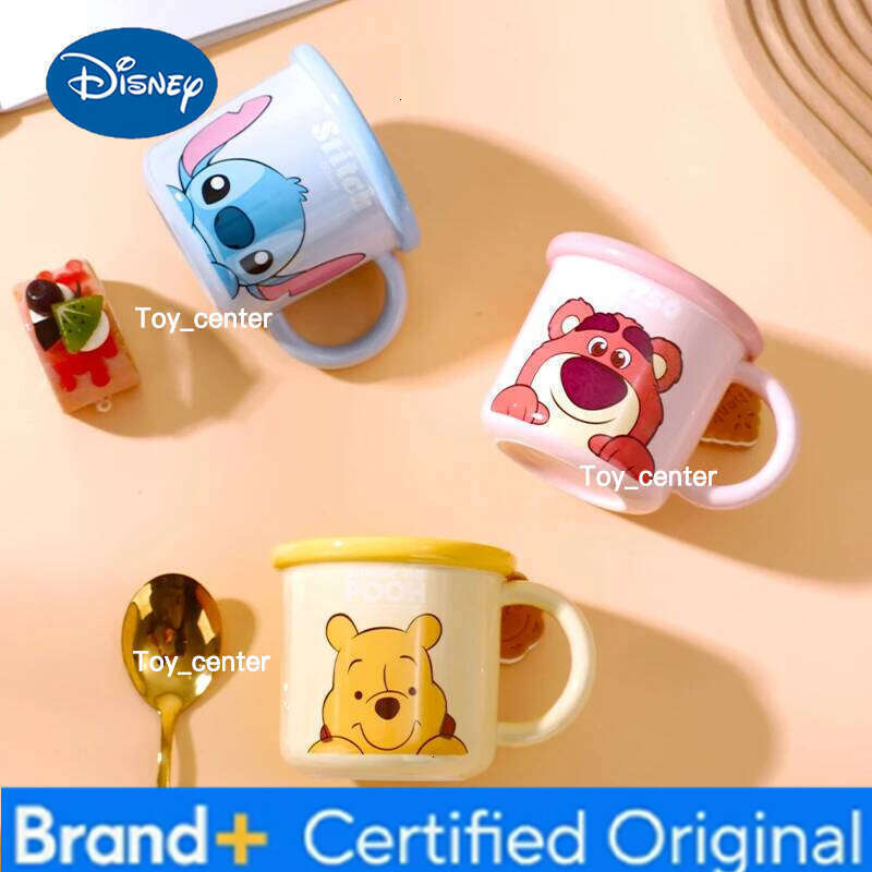 Disney 2025 Stitch Ceramic Mug Cute Cartoon Anime Character High Beauty Milk Coffee Water Cup for Home Office Ideal Birthday Gift H260205