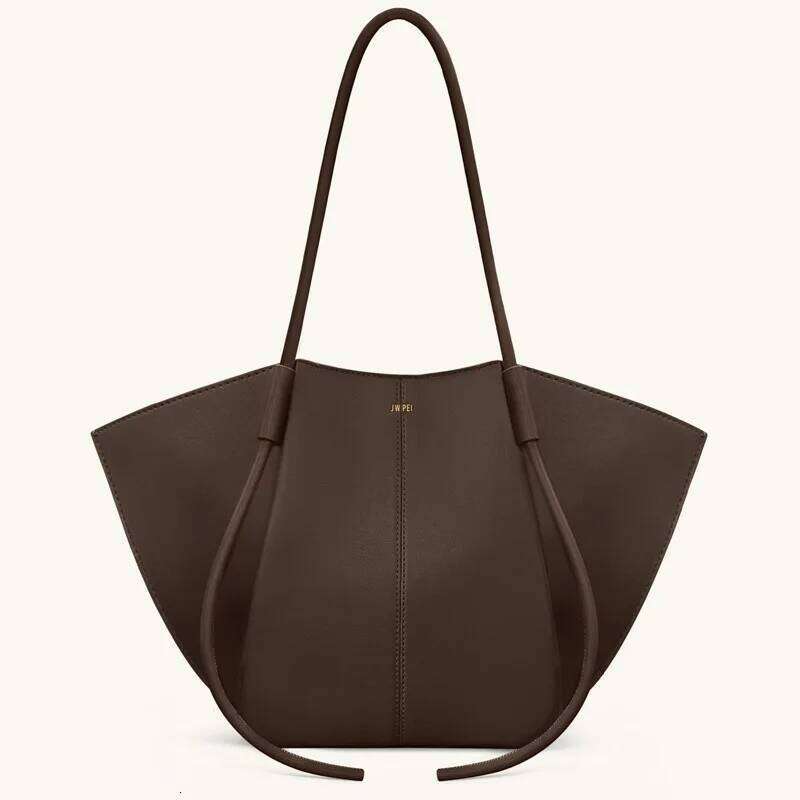JW PEI Tote Genuine Leather, Versatile, Handbag, Wing Large Capacity, Underarm Bag, Women's Shoulder Bag Suotong26205
