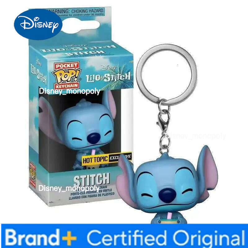 Disney toy Stitch baby set keychain pendant anime peripheral figurine collection Halloween Christmas gift H260205