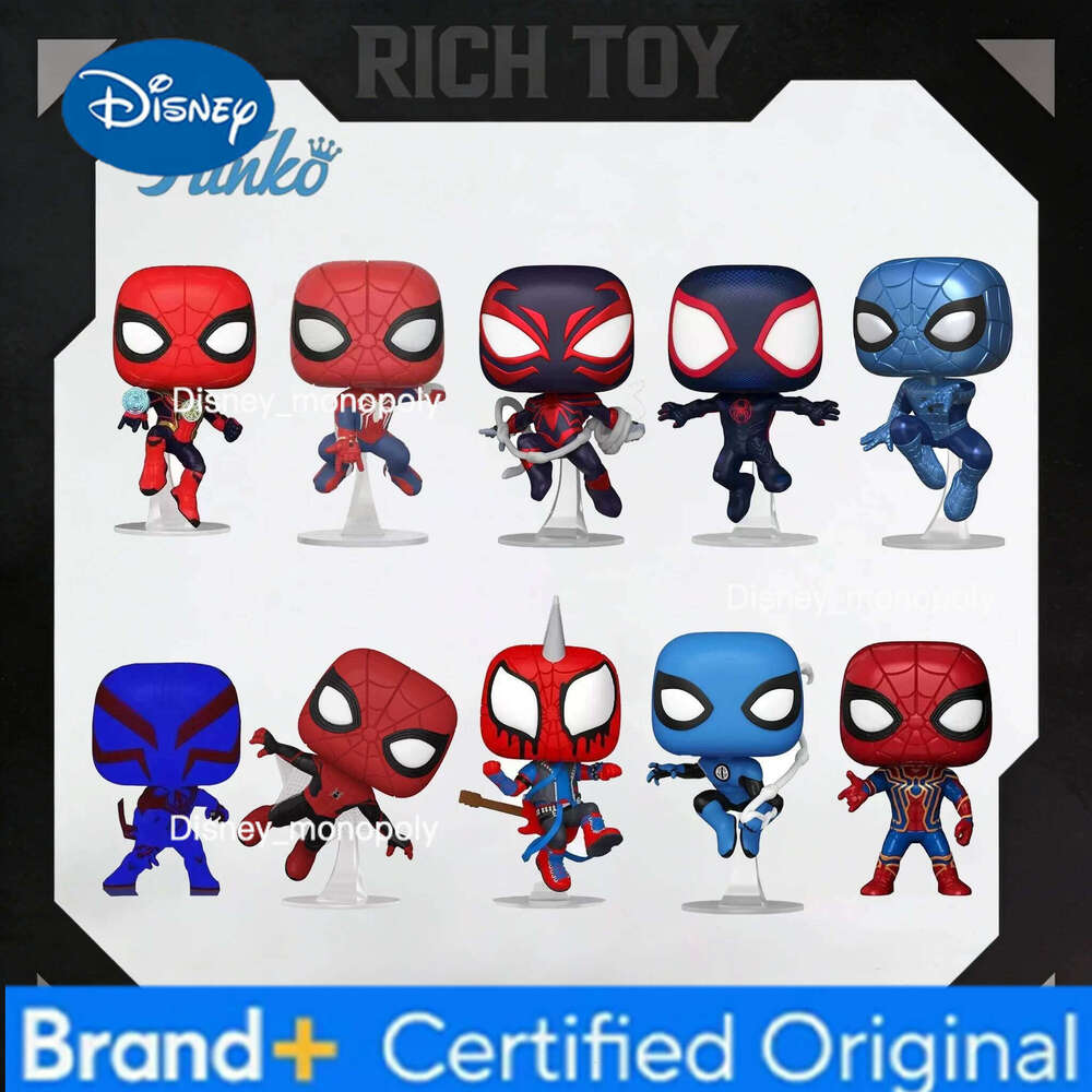 Disney Funko Pop Spiderman Action Figures Collectable Vinyl Doll Figure Toy Gift H260205
