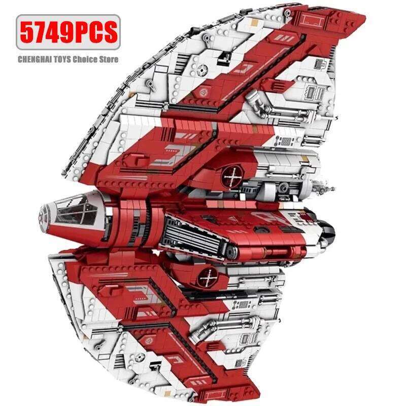 5749PCS UCS T6-Shuttle Spacecraft Model Building Blocks Space Jet Aircraft Moc Bricks DeskTop Display Holiday Gifts For Kids Toy X260205