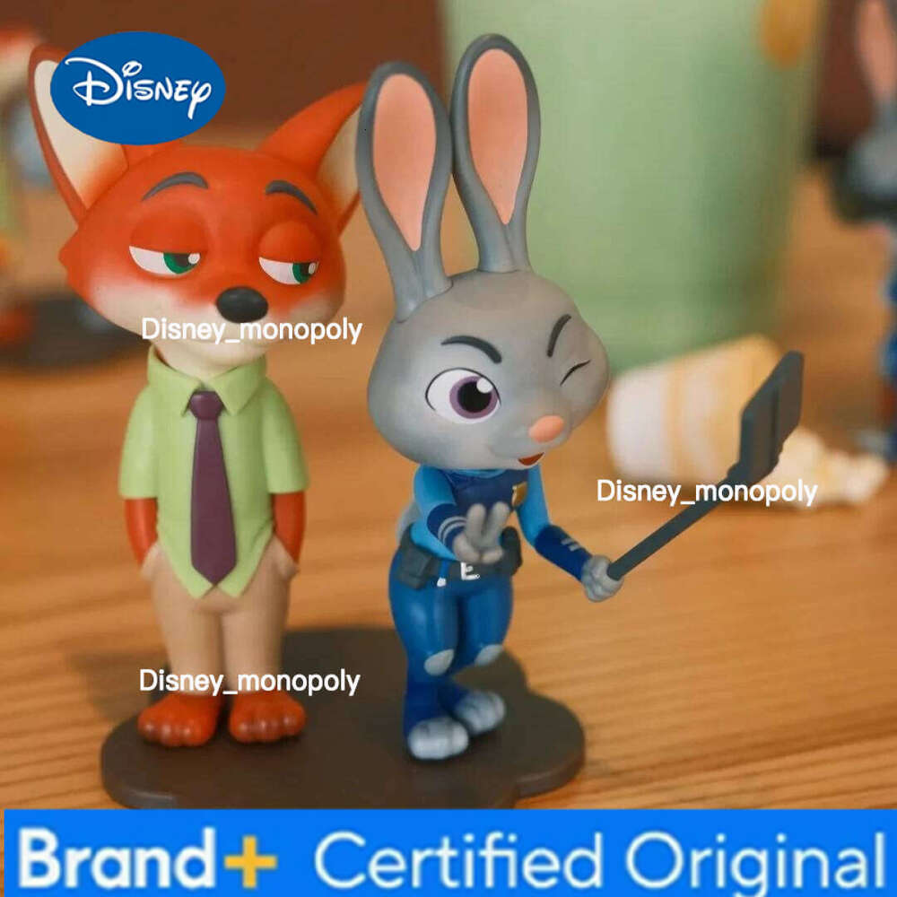 Disney 52TOYS Zootopia Best Partner Blind Box Officially Licensed Judy & Nick Figures Hidden Style Trendy Toys Collection Gifts H260205