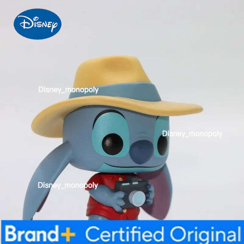 Disney Funko POP Original Lilo & Stitch TOURIST STITCH 1569 Action Figure Toys for Boys Girls Gift Collectible Model Ornaments H260205