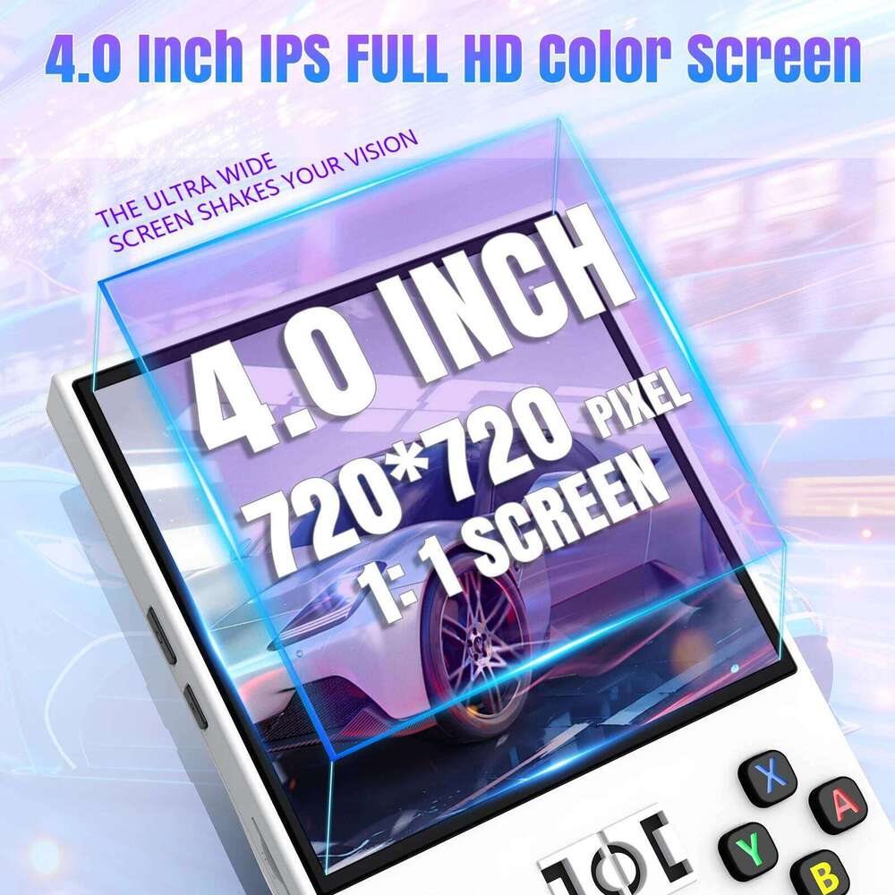Open Source R36MAX Retro Handheld 64/128G 18000+Game RK3326 Chip Portable Pocket Player 4Screen Game Console H260205