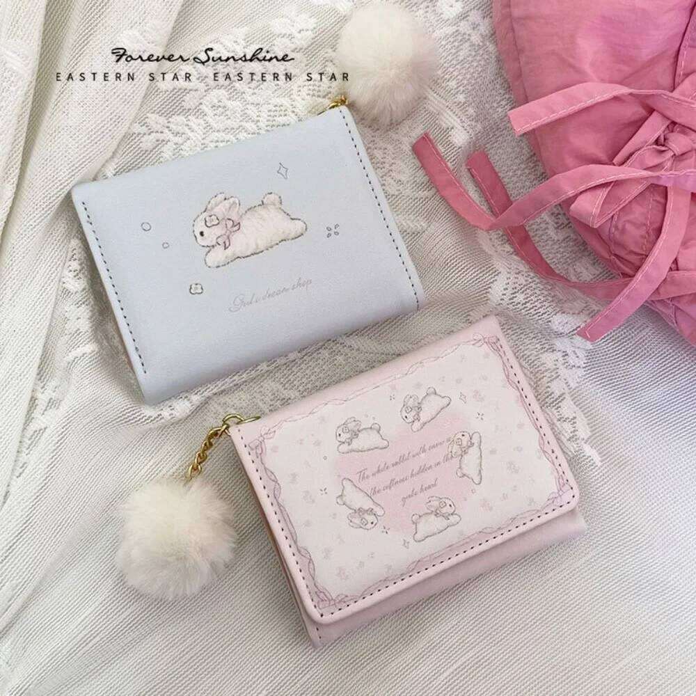 Cute PU Leather Coin Purse Cartoon Waterproof Card Wallets Gift Bag Girls Z260205