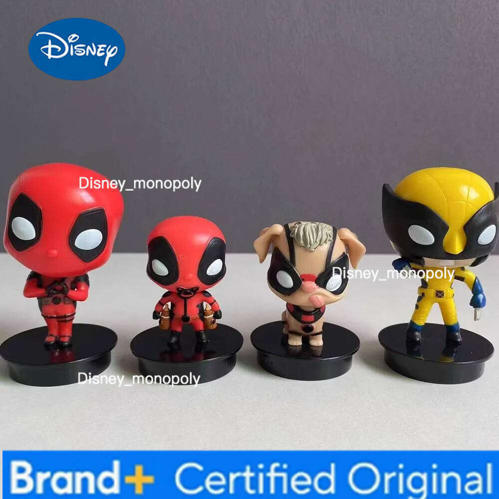 Disney Deadpool-Wolverines Action Toys Movies DOGPOOL Anime Figure Dolls Desktop Decor Gifts for Chidren H260205