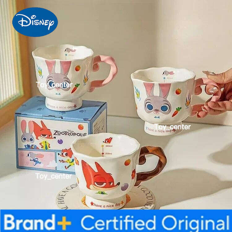 Disney Judy Nick Mug Cartoon Classic Movies Couple's Water Milk Coffee Cup Fan Collection Children Birthday ChristmasGifts H2602051