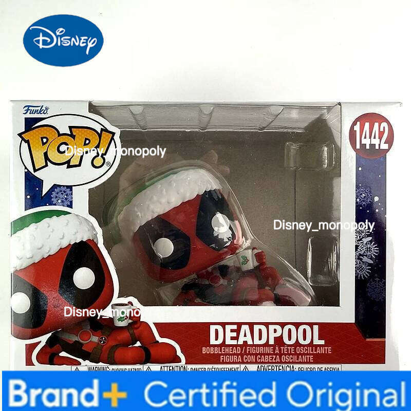 Disney Original Funkos Movies Deadpool Parody Lying Down #1442 Vinyl Action Figure Toys Collectible Dolls Kids Gifts H260205