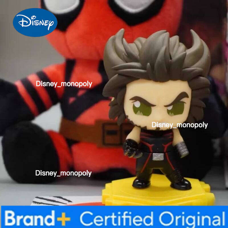 Disney Genuine Hot Toys Deadpool & Wolverine Cosbi Anime Blind Box Mini Figure Comics Collectible Movie Peripherals Ornament Gifts H260205