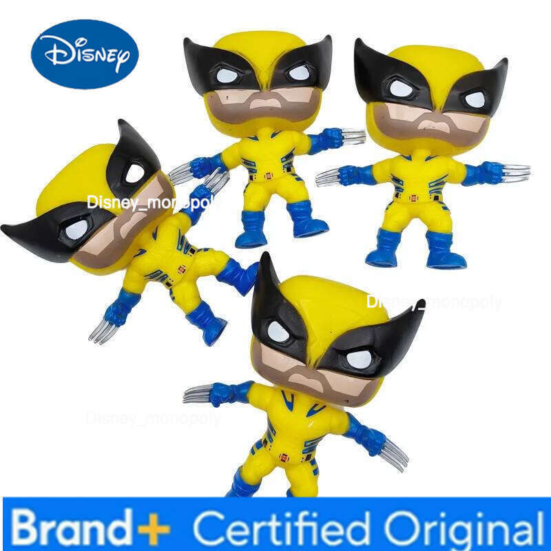 Disney Wolverine Anime Deadpool 3 Action Marvel Movie Characters Figure Toy Doll Model H2602051