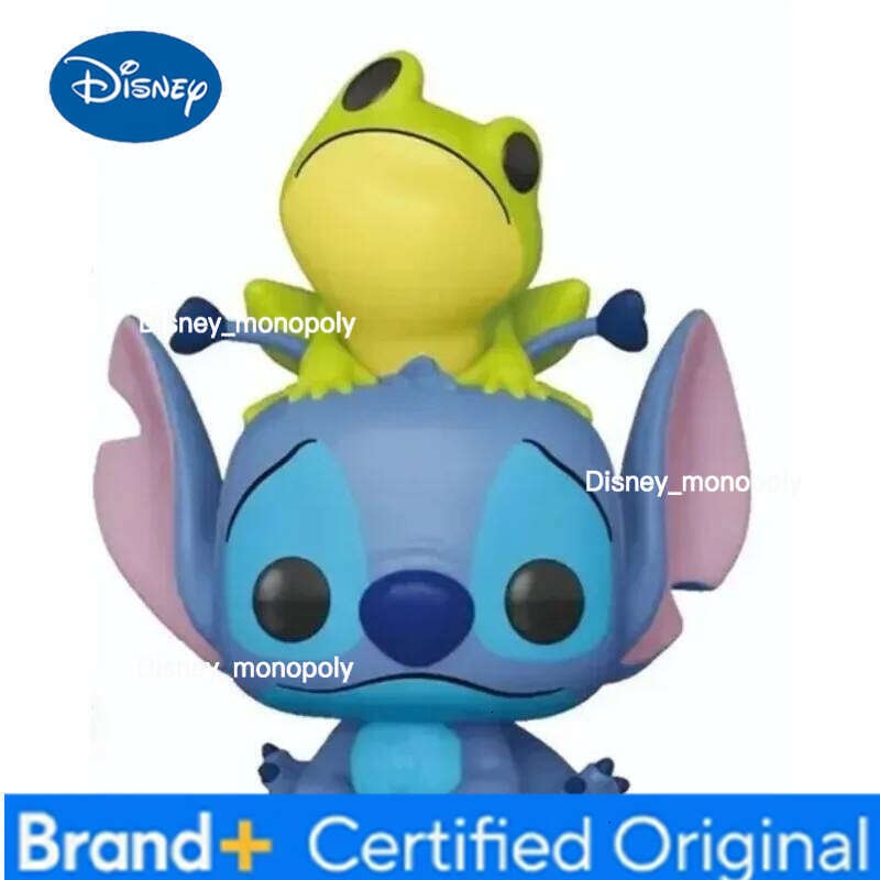 Disney 1 PCS Random Popular Christmas Anime Toy Stitch 1182#pink Stitch1223#128 #Decoration Action Figure Collection Mode H260205
