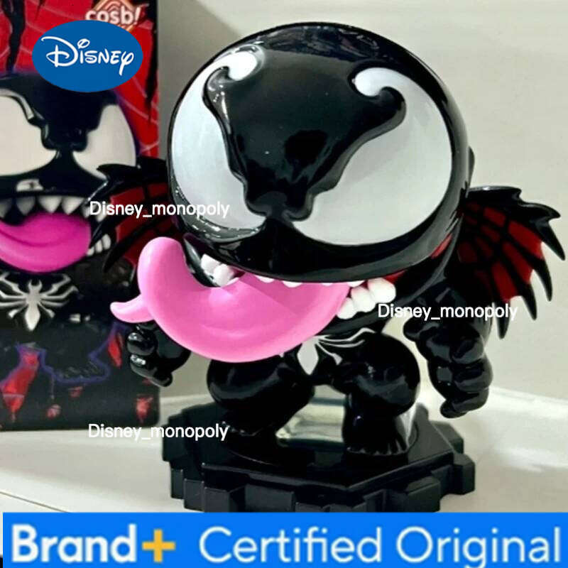 Disney Marvel Spider-Man 2 Blind Peter Parker Venom Cosbi Bobble-Head Figure Exclusive Collectible Mystery Box Toys Kids Gift H260205