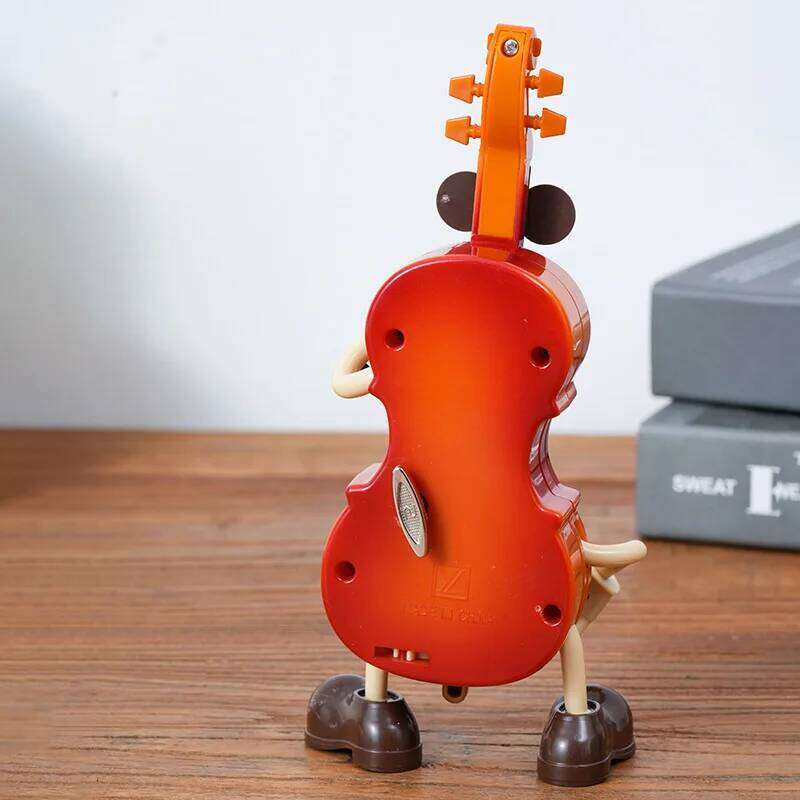 Creative Rocking Music Box, Featuring Guitar And Violin Design, A Perfect Birthday Couple's Holiday Gift, Or Livin S260204