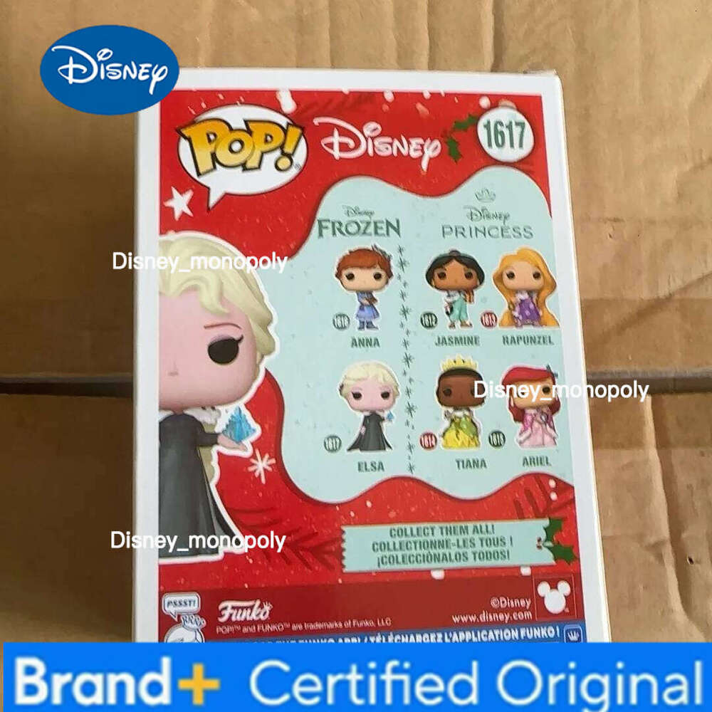 Disney Elsa Figures Winter Outfit #1617 Funko Pop! 4.2 inch Vinyl Figure Collectible Limited Edition Figurine Toy Gifts H260205