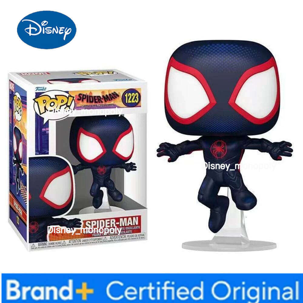 Disney FUNKO POP NEW Marvel GOODS Night Light Spider-Man 2099 Action Figure Collectible Desk Model Dolls Toys Goods H260205