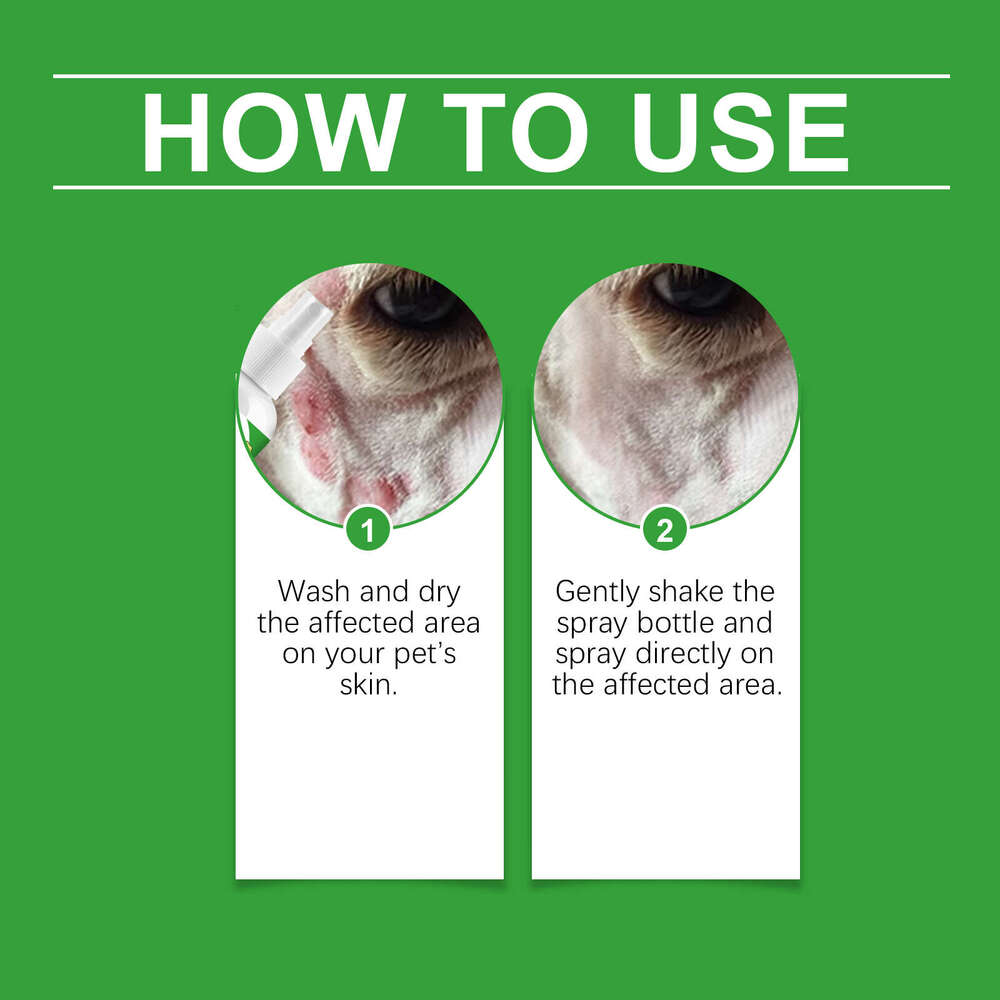 Yegbong Pet Care Spray for Cats Dogs to Relieve Skin Discomfort and Protect Pets S260203