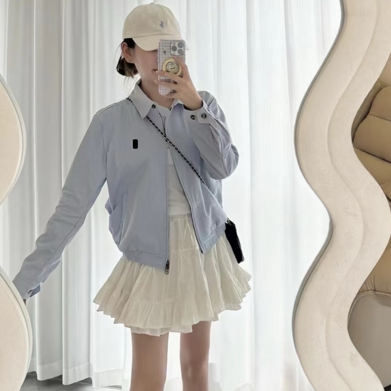 designer sweater women polo sweater designer sweater wool casual letter Zippers quarter zip closure sweatshirt jumpers cotton knitted pullover sweaters