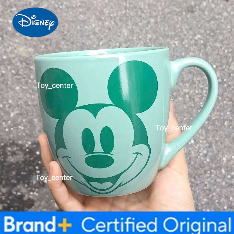 Disney Cute Mickey Mouse Winnie the Pooh Ceramic Mug - Perfect for Breakfast Milk Home & Office Use 600ml H260205
