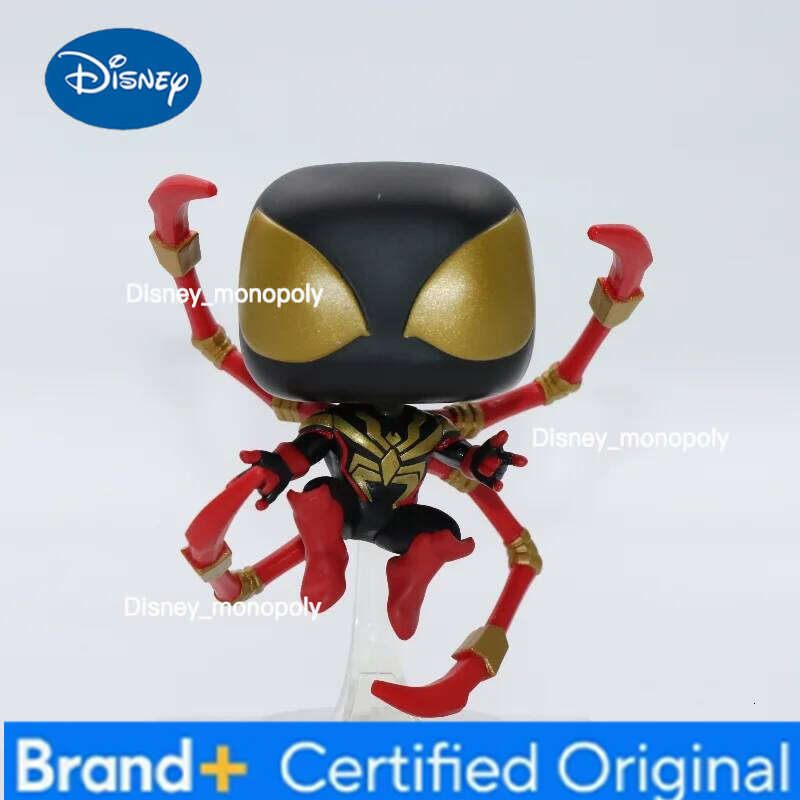 Disney Funko Pop Original Marvel Miles Morales Iron Spider #1448 Action Figure Model Figureine Toys Gifts for Kids Collect Deskt Doll H260205