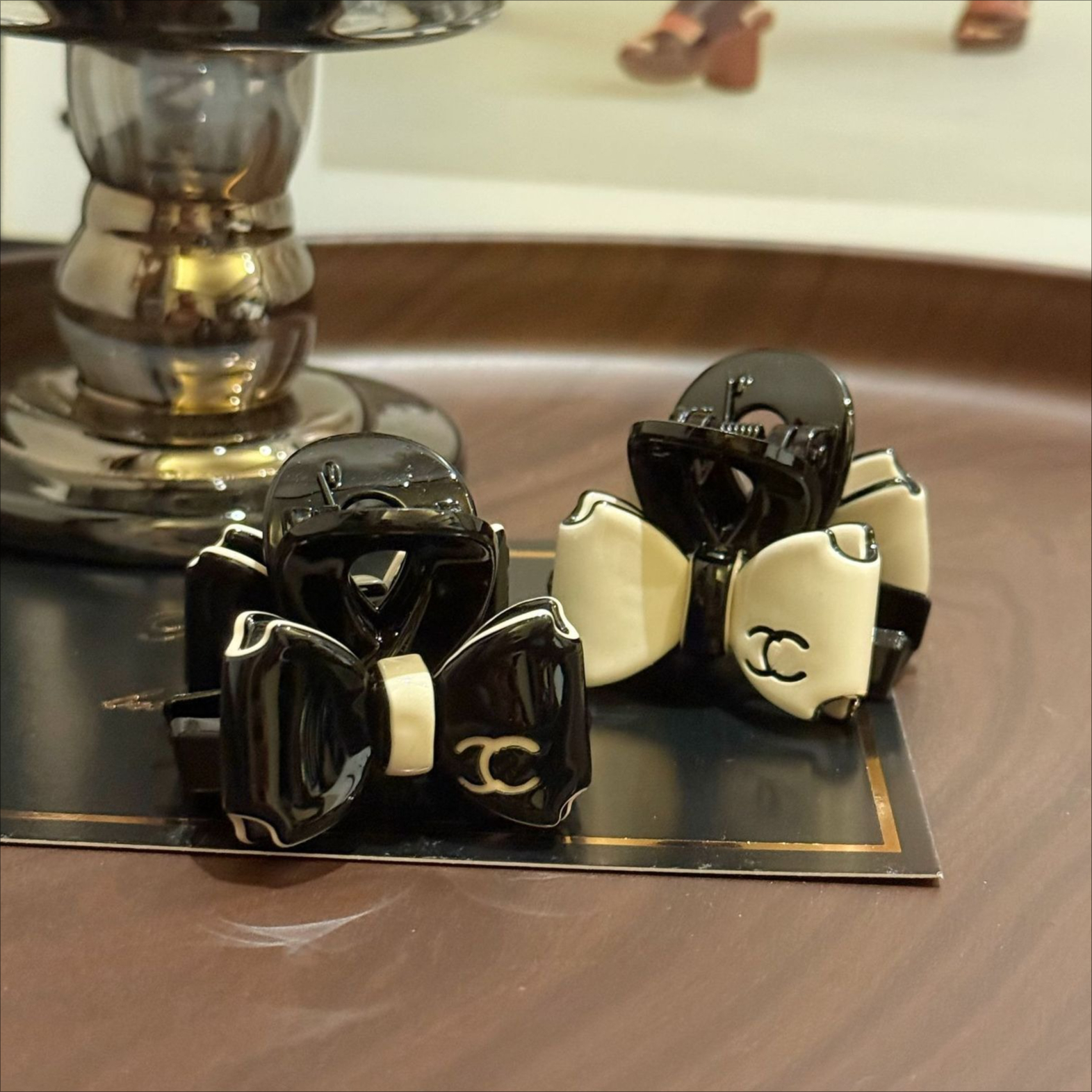 Womens Jewelry Designer Hair Clip Brand Letter Small Bow Claw Clip Barrettes Brand Fashion Hair Accessories