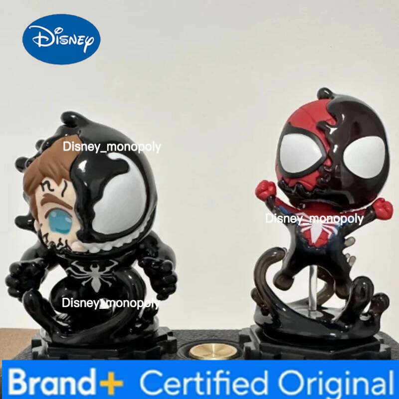Disney Marvel Spider-Man 2 Blind Peter Parker Venom Cosbi Bobble-Head Figure Exclusive Collectible Mystery Box Toys Kids Gift H260205