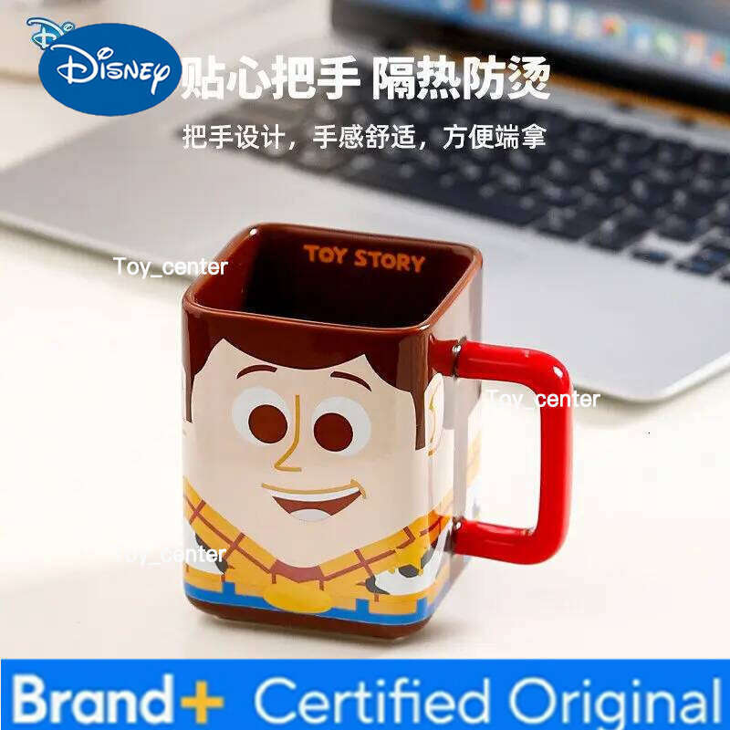 Disney Buzz Lightyear Household Kids Drinking Coffee Ceramic Mug Children's Day Gift H260205