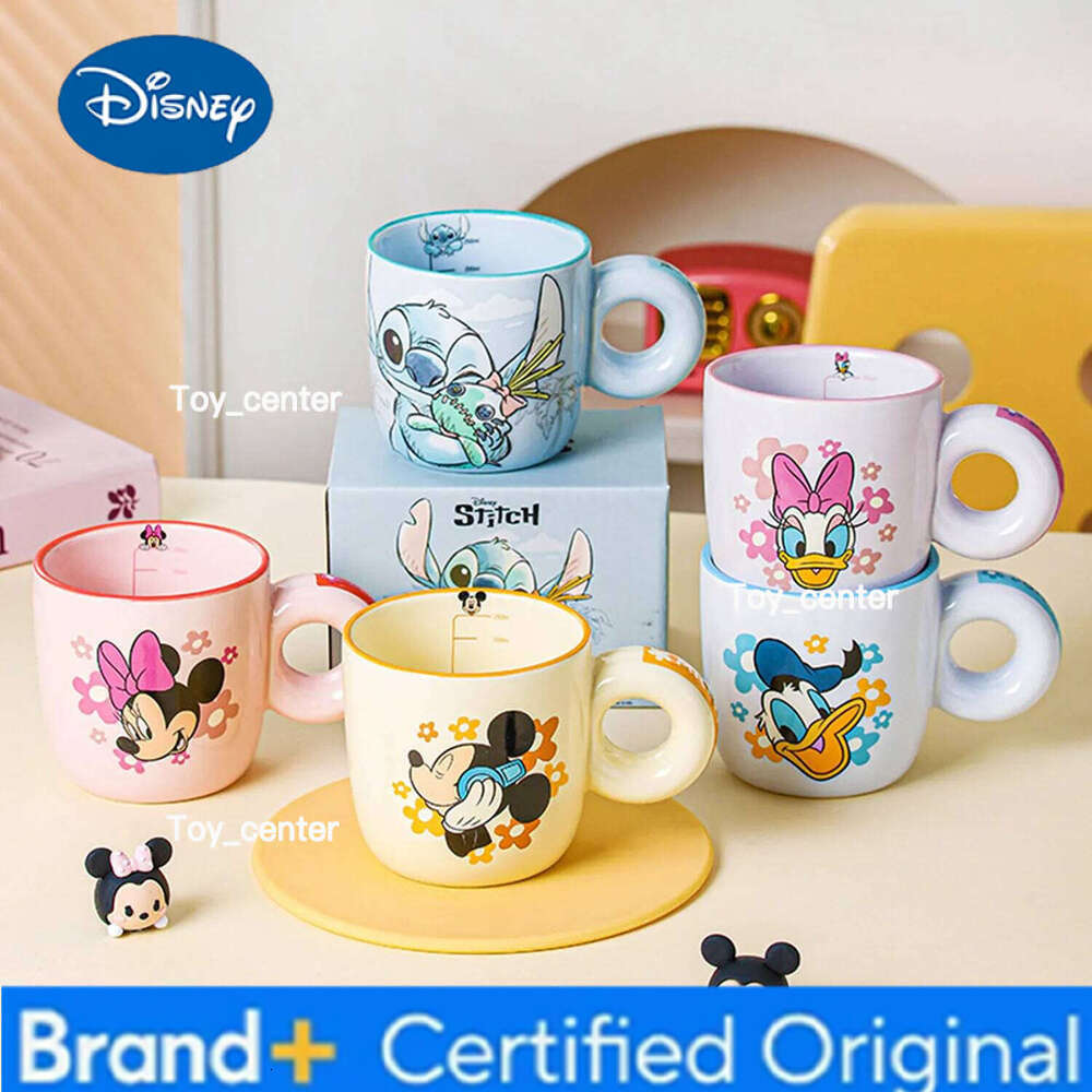 Disney Character Series Creative Mugs Friends Birthday Gifts Exquisite Ceramic Water Cups 275ml Breakfast Milk Cup H260205
