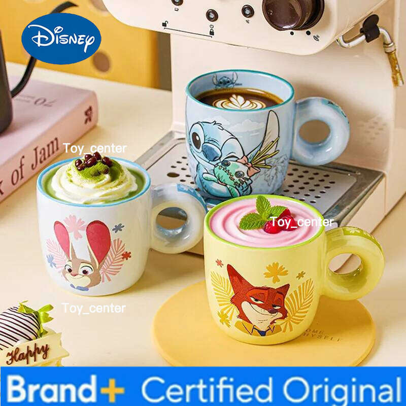 Disney Character Series Creative Mugs Friends Birthday Gifts Exquisite Ceramic Water Cups 275ml Breakfast Milk Cup H260205