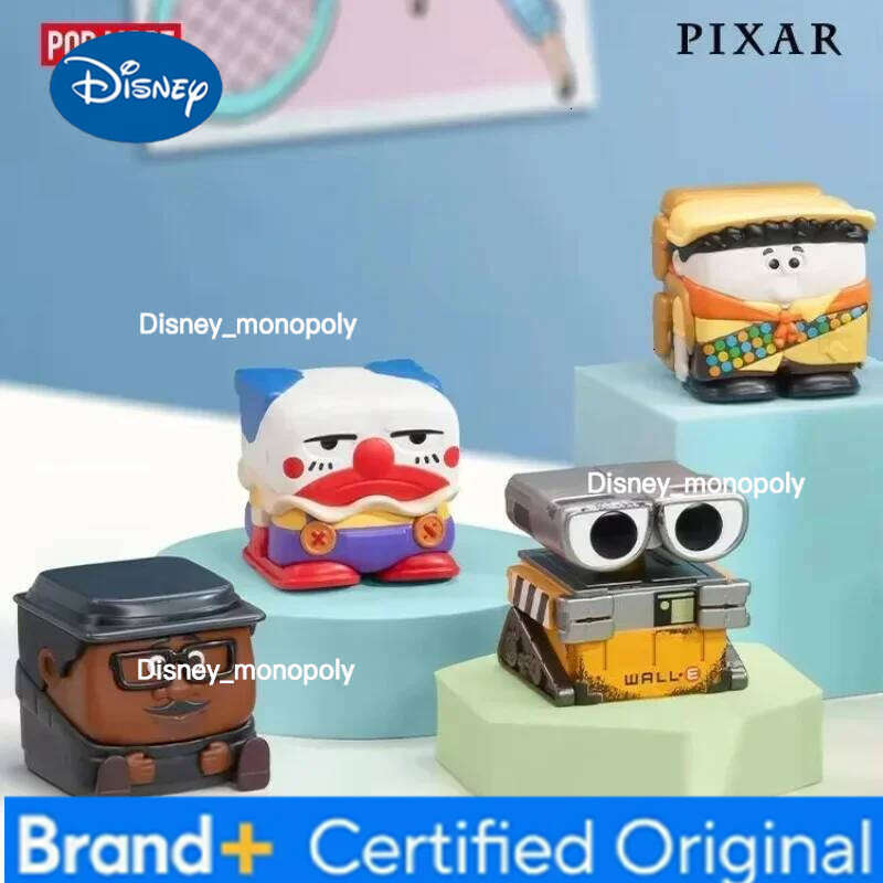 Disney MART /Pixar POP CUBE - 1 Series Blind Box Guess Bag Desktop Decoration Cute Model Gift Girl Toys Anime H260205