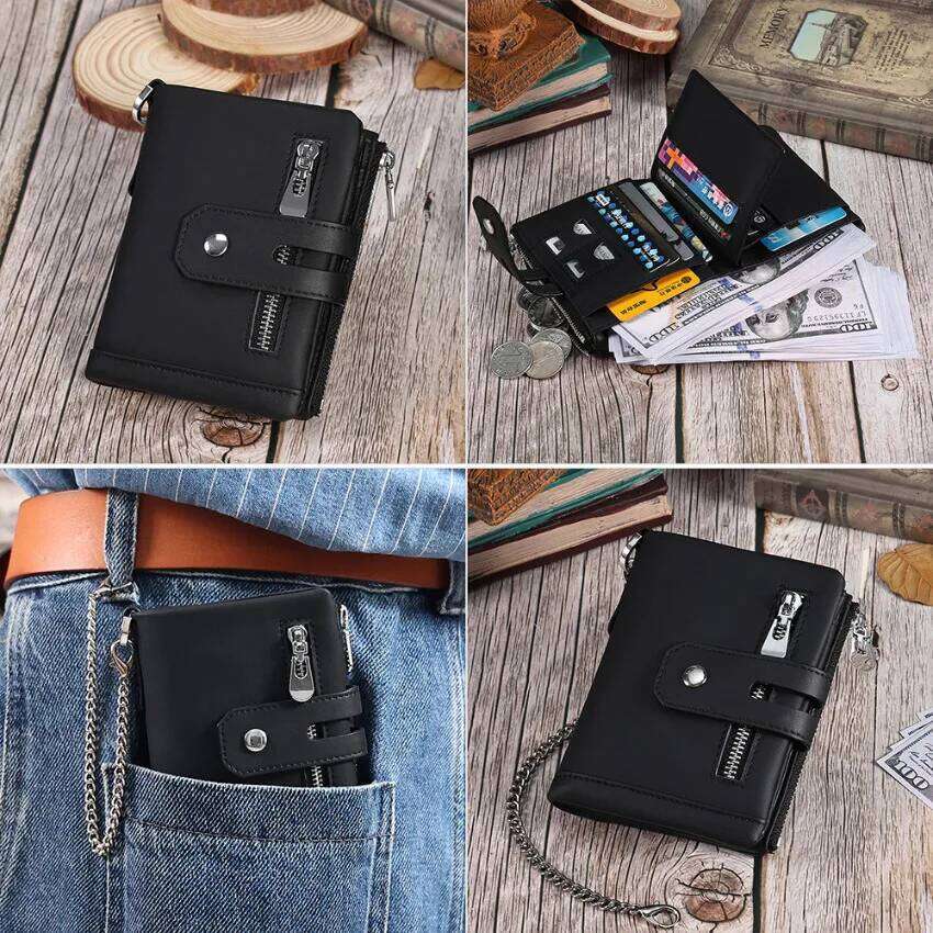 Genuine Men Women Short Wallets Real Cow Leather Wallet Billfold Slim Holders Inserts Coin Purse Wholesale Z260205
