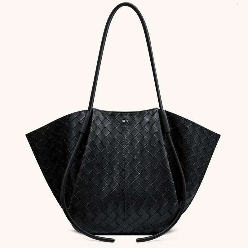 JW PEI Tote Genuine Leather, Versatile, Handbag, Wing Large Capacity, Underarm Bag, Women's Shoulder Bag Suotong26205