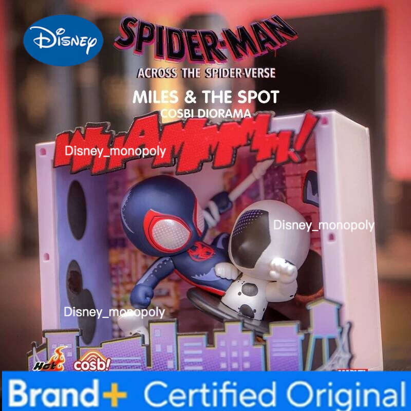 Disney Hot Toys Spider-Man Universe COSBI Scene Mini Doll Blind Box Handmade Model Ornament Collectible Trendy Toy H260205