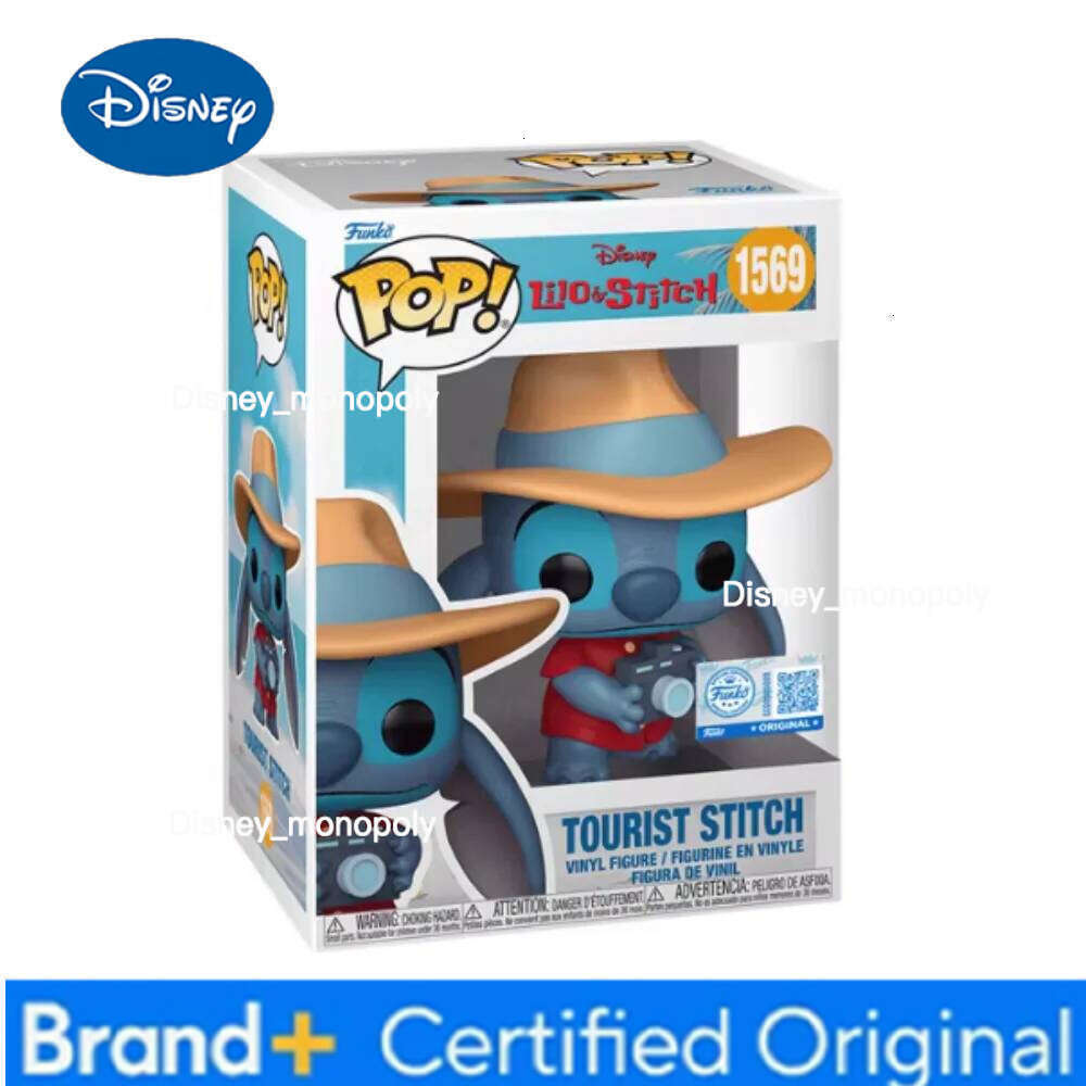 Disney In Stock Funko POP Lilo & Stitch Angel Action Figures Toy Collection Gift for Birthday H260205