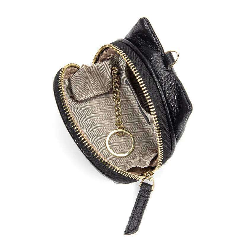 New Cute Frog Cow Leather Women's Coin Purse Creative Card key lipstick storage bag Holder Wallet For Women And Men Z260205